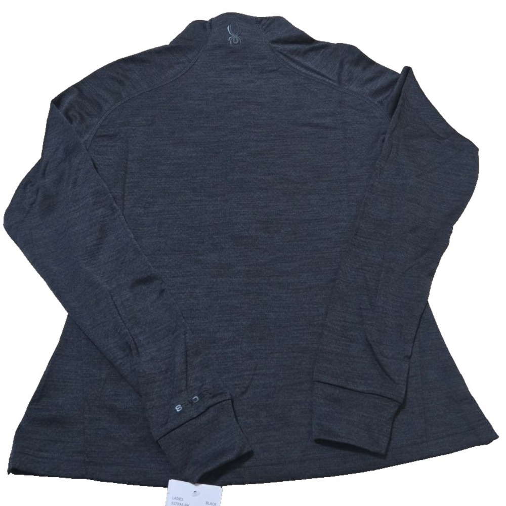 Spyder Mission Half-Zip Sweatshirt Women's S Black Jasper NWT - Picture 6 of 14